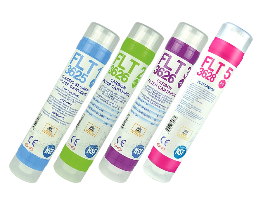 AQUASET 12" Inline Deluxe Dörtlü Filtre Seti