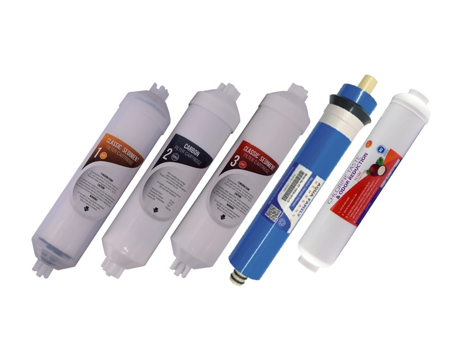 AQUASET 12" Inline Eco Beşli Filtre Seti AQUASET 12" Inline Eco Beşli Filtre Seti