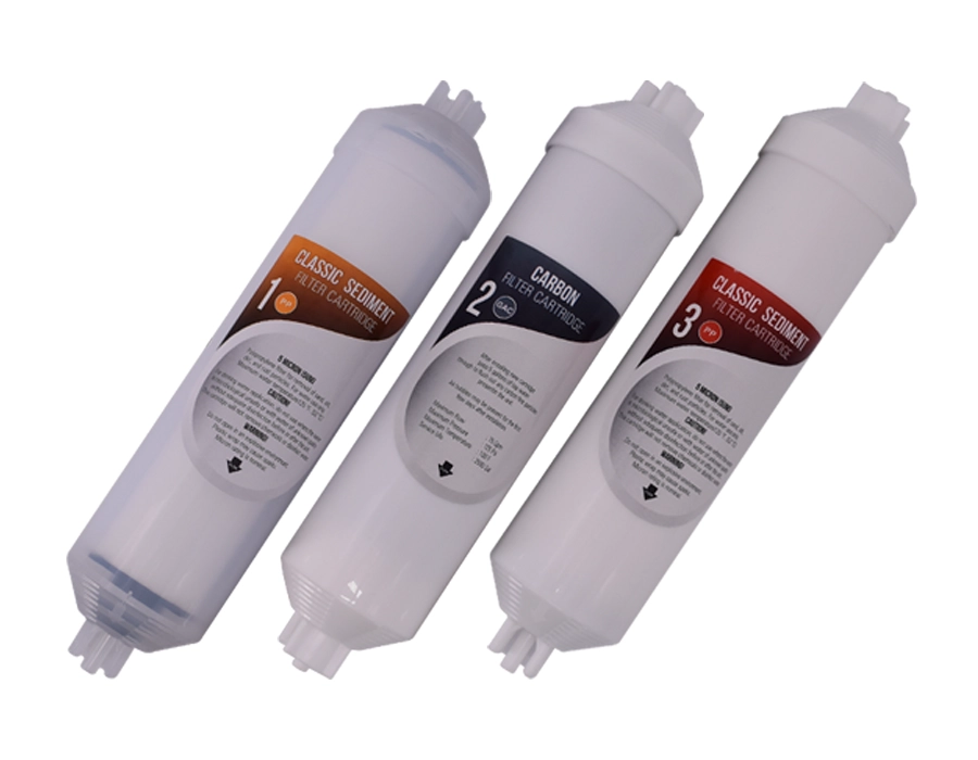 AQUASET 12" Inline Eco Üçlü Filtre Seti AQUASET 12" Inline Eco Üçlü Filtre Seti