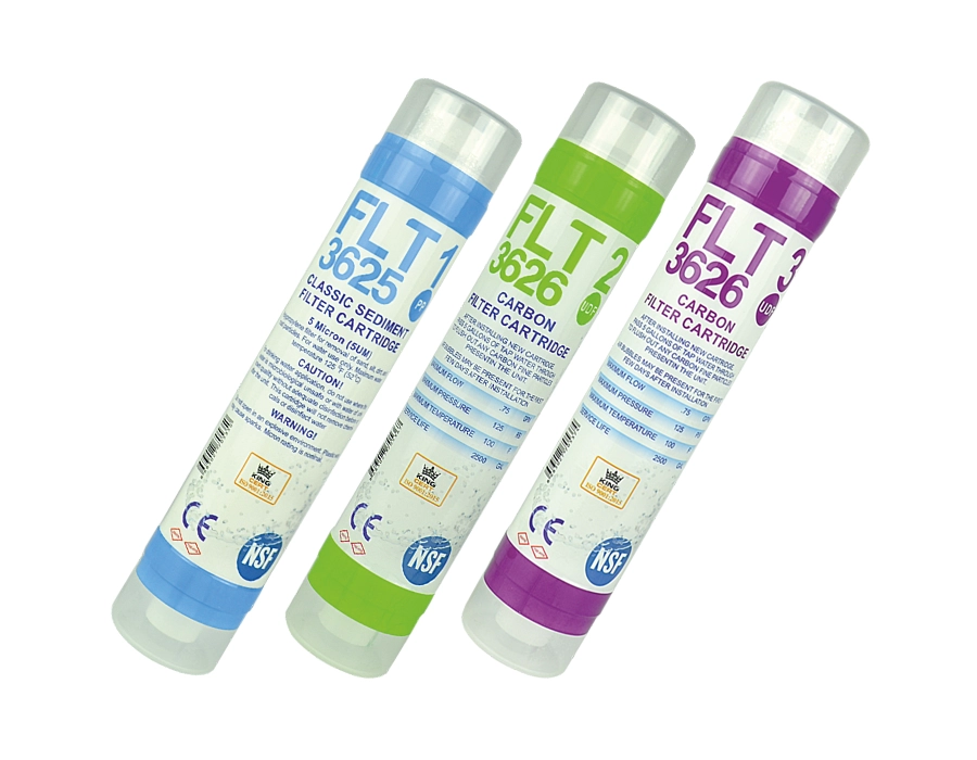 AQUASET 12" Inline Deluxe Üçlü Filtre Seti AQUASET 12" Inline Deluxe Üçlü Filtre Seti