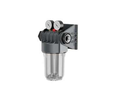 5" Tesisat Tipi Manometreli Deluxe Filtre Tekli