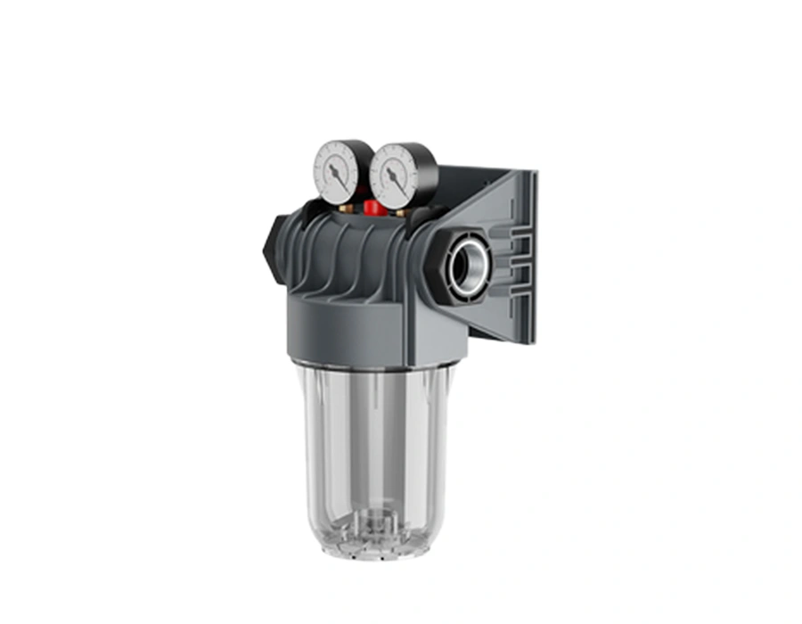 5" Tesisat Tipi Manometreli Deluxe Filtre Tekli 5" Tesisat Tipi Manometreli Deluxe Filtre Tekli